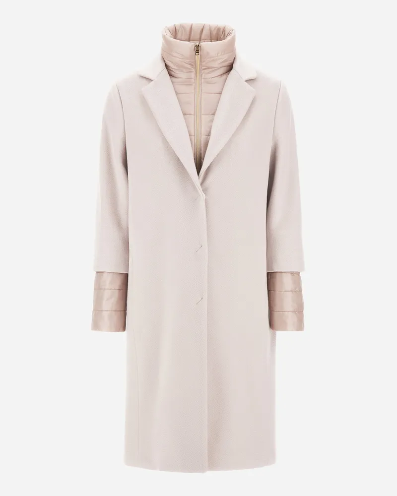 Herno Mantel Aus New Cashmere Und Nylon Ultralight Chantilly
