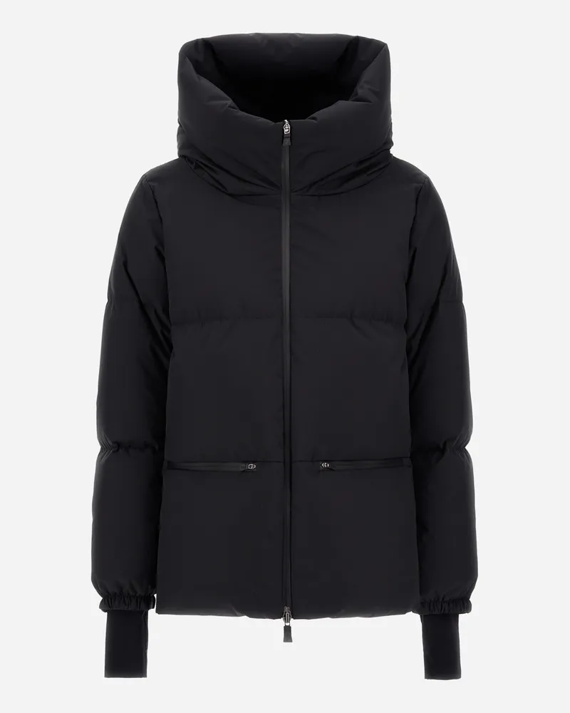Herno Jacke Aus 2 Layer Windstopper - Frau Parka & Jacken Schwarz Schwarz