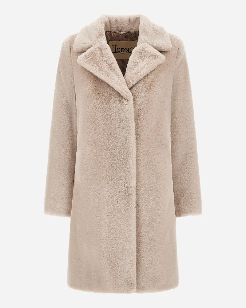 Herno Jacke Aus Alpaka Mit Fransen - Frau Mäntel & Trenchcoats Chantilly Chantilly