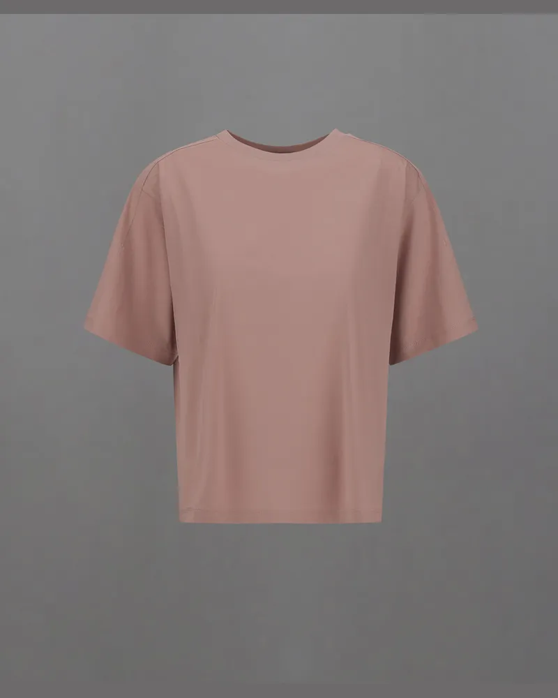 Herno T-shirt Laminar Aus Mercerized Jersey Puder