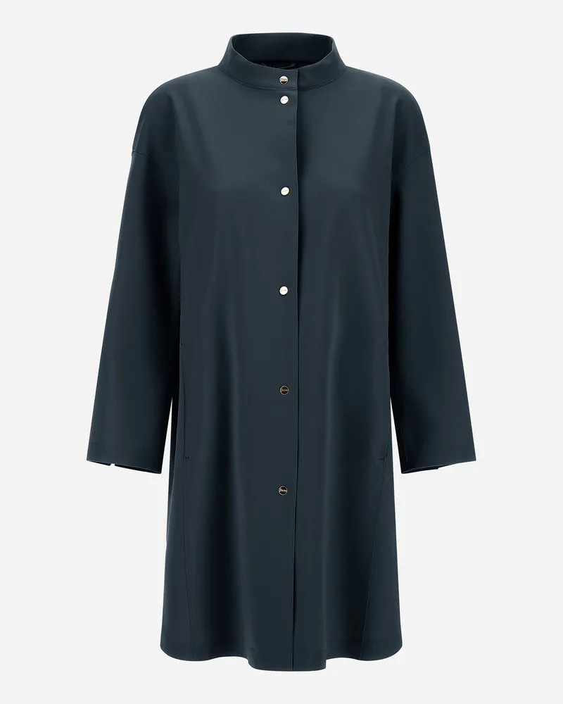 Herno Mantel Aus First Act Pef Marineblau