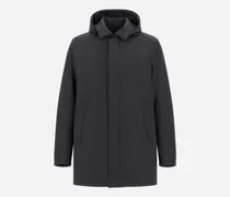 Winterjacke Aus Flanell Mit Wasserdichter Membran - Mann Parka & Jacken Eisen