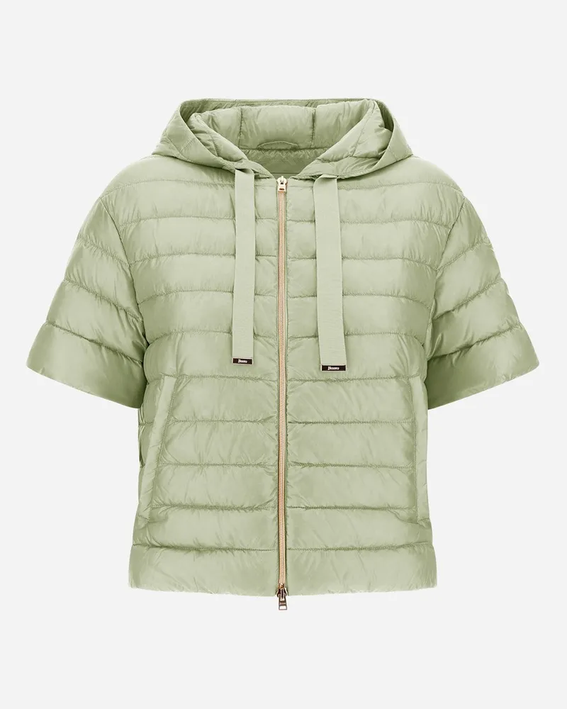 Herno Cape Aus Nylon Ultralight Pastellgrün