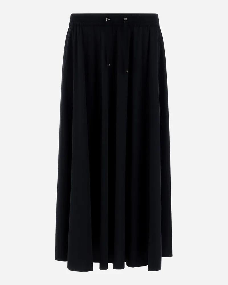 Herno Rock Aus Light Nylon Stretch Schwarz