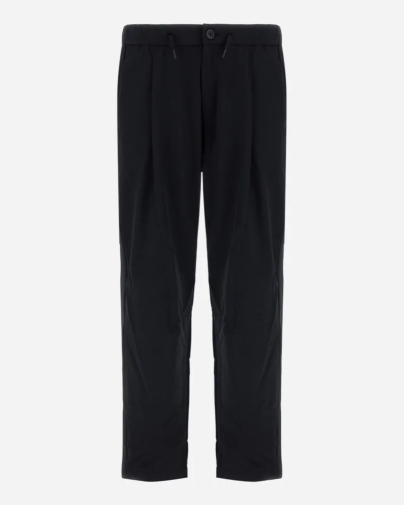 Herno Hose Aus Light Comfort Stretch Woven - Mann Hose Schwarz Schwarz