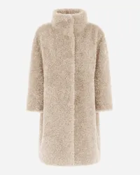 Herno Mantel Aus Curly Faux Fur Chantilly