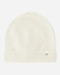 Herno Beanie Aus Plain Alpaca Wool Cremefarben