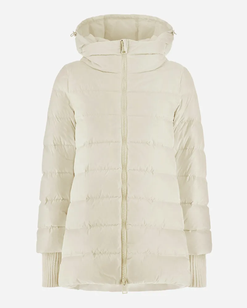 Herno A-form-jacke Aus Nylon Chamonix - Frau A-shape Weiß Weiß