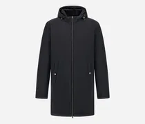 Parka Resort Aus Nylon 4-way Stretch - Mann Parka & Jacken Dunkelblau