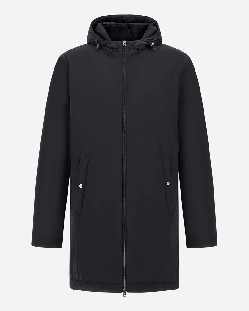 Herno Parka Resort Aus Nylon 4-way Stretch - Mann Parka & Jacken Dunkelblau Dunkelblau