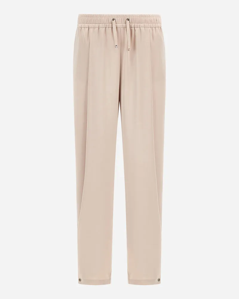 Herno Hose Resort Aus Extra Feinem Satin - Frau Hose Chantilly Chantilly