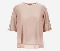 T-shirt Aus Light Silk&wool