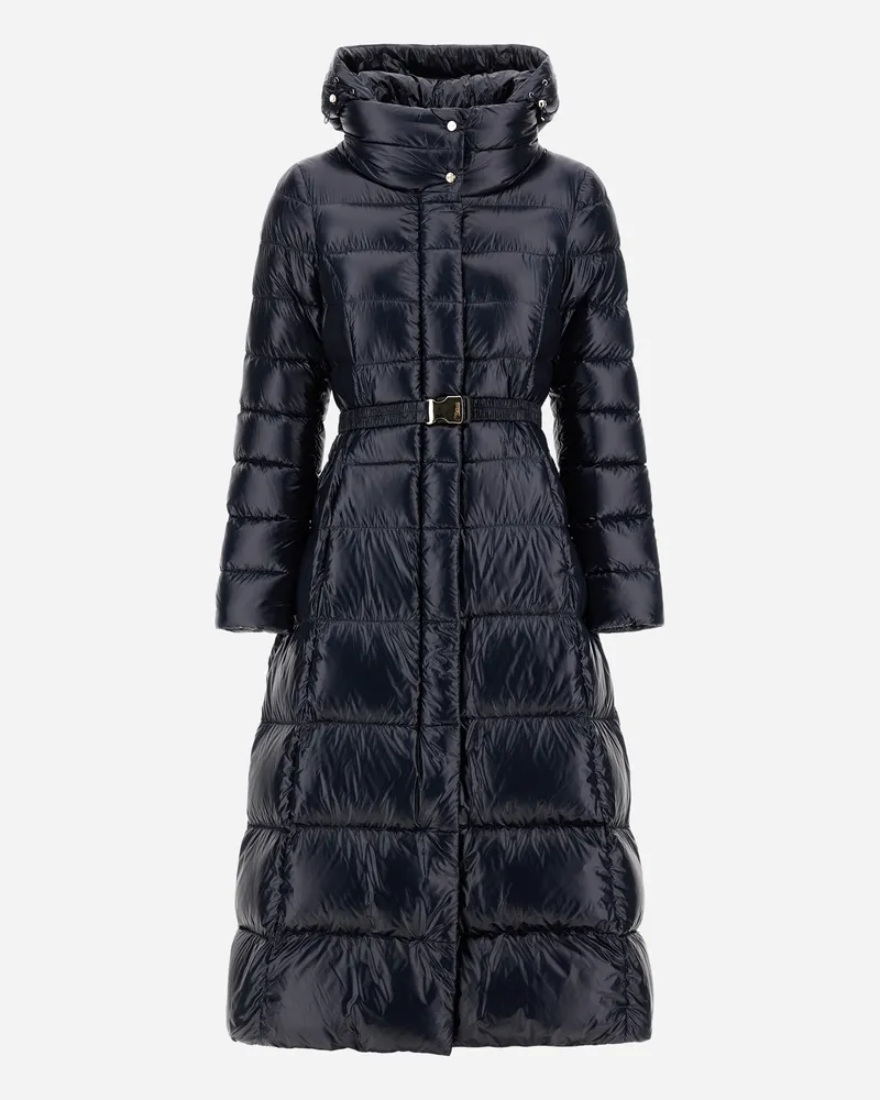 Herno Winterjacke Aus Nylon Ultralight - Frau Capes Marineblau Marineblau