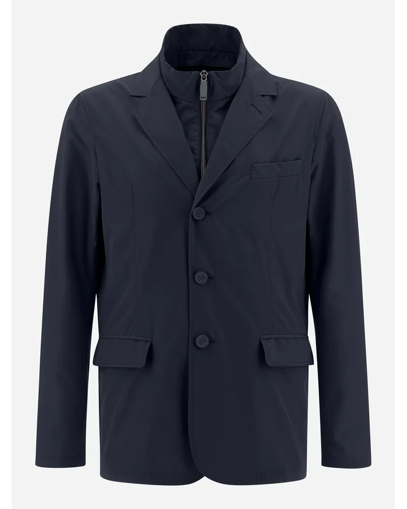 Herno Blazer Aus Byron Blau