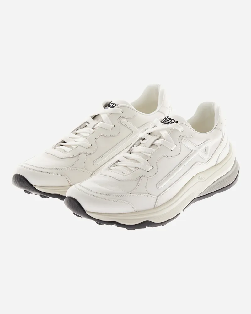 Herno Sneaker Herno Maggiore Aus Leder - Frau Schuhe Weiß Weiß
