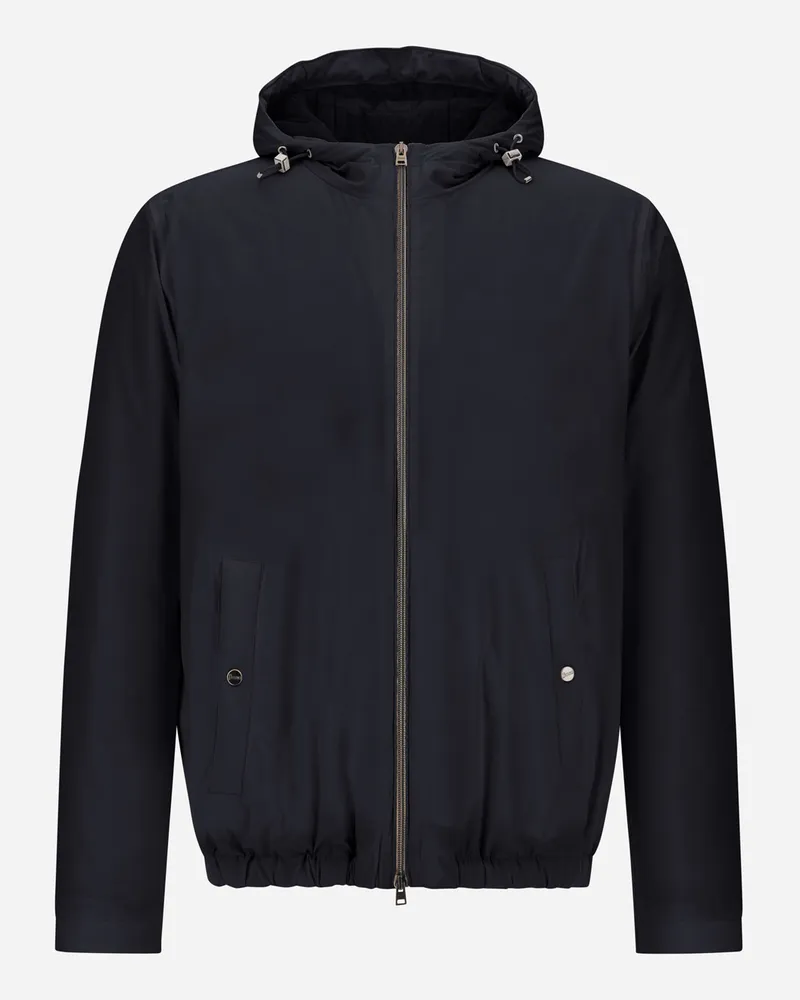 Herno Jacke Resort In Nylon 4-way Stretch - Mann Parka & Jacken Dunkelblau Dunkelblau