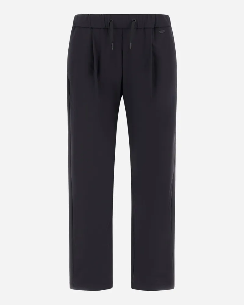 Herno Hose Aus Light Comfort Stretch Woven - Frau Hose Schwarz Schwarz