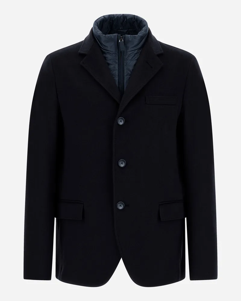 Herno Blazer Aus Reinem Kaschmir Und Nylon Ultralight - Mann Blazers Dunkelblau Dunkelblau