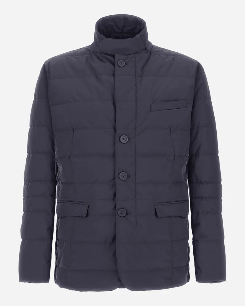 Herno Blazer Aus 2 Layers Windstopper - Mann Blazers Blau Blau
