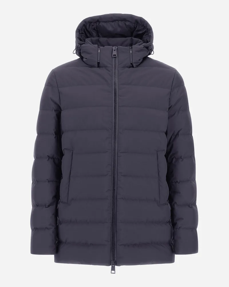 Herno Jacke Aus 2 Layers Windstopper - Mann Parka & Jacken Blau Blau