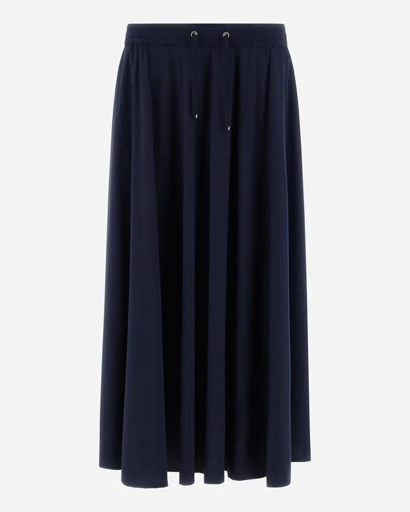 Herno Rock Aus Light Nylon Stretch Blau