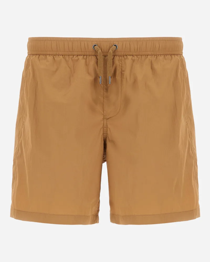 Herno Boxershorts Aus Ultralight Crease - Mann  Camel Camel
