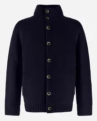 Herno Bomberjacke Resort Aus Infinity Wool Marineblau