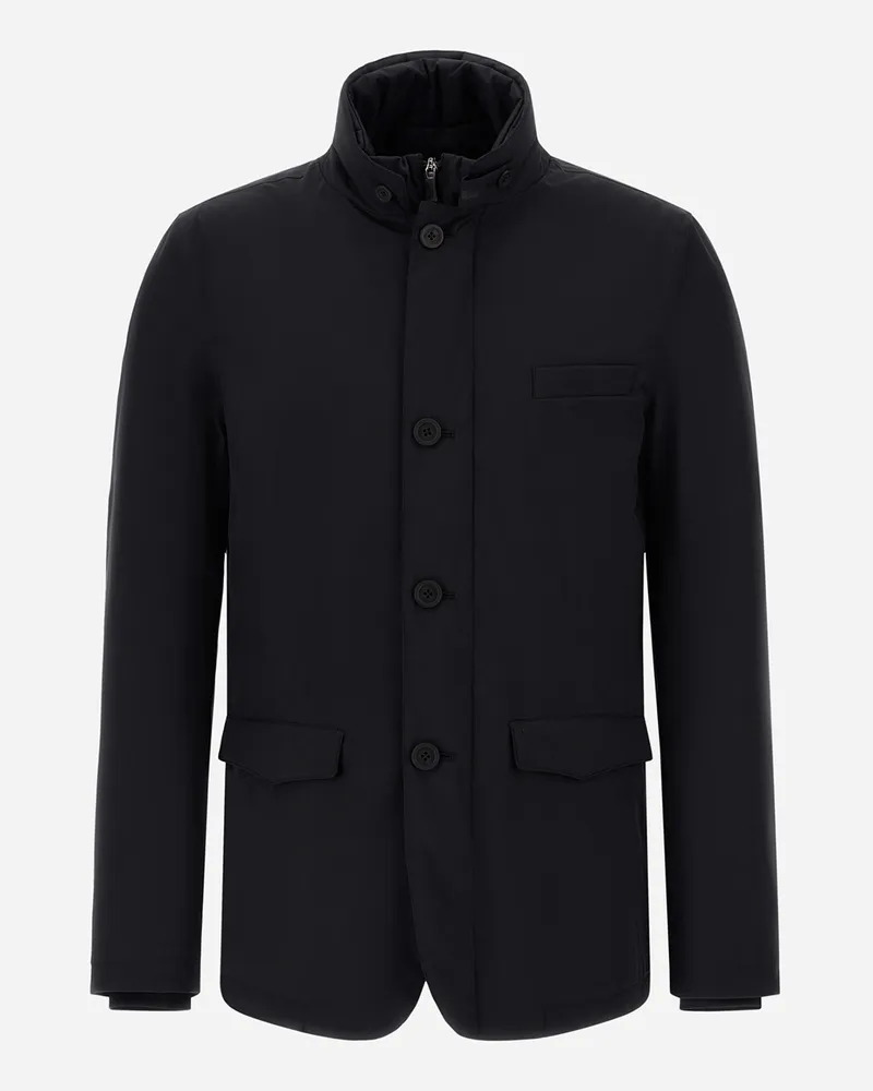 Herno Blazer Aus 2 Layers Windstopper - Mann Blazers Schwarz Schwarz