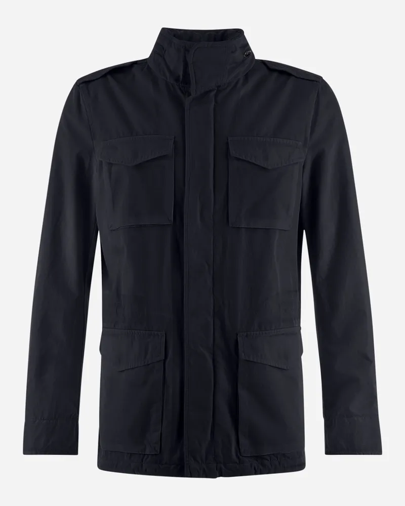 Herno Feldjacke Aus Tigri Marineblau
