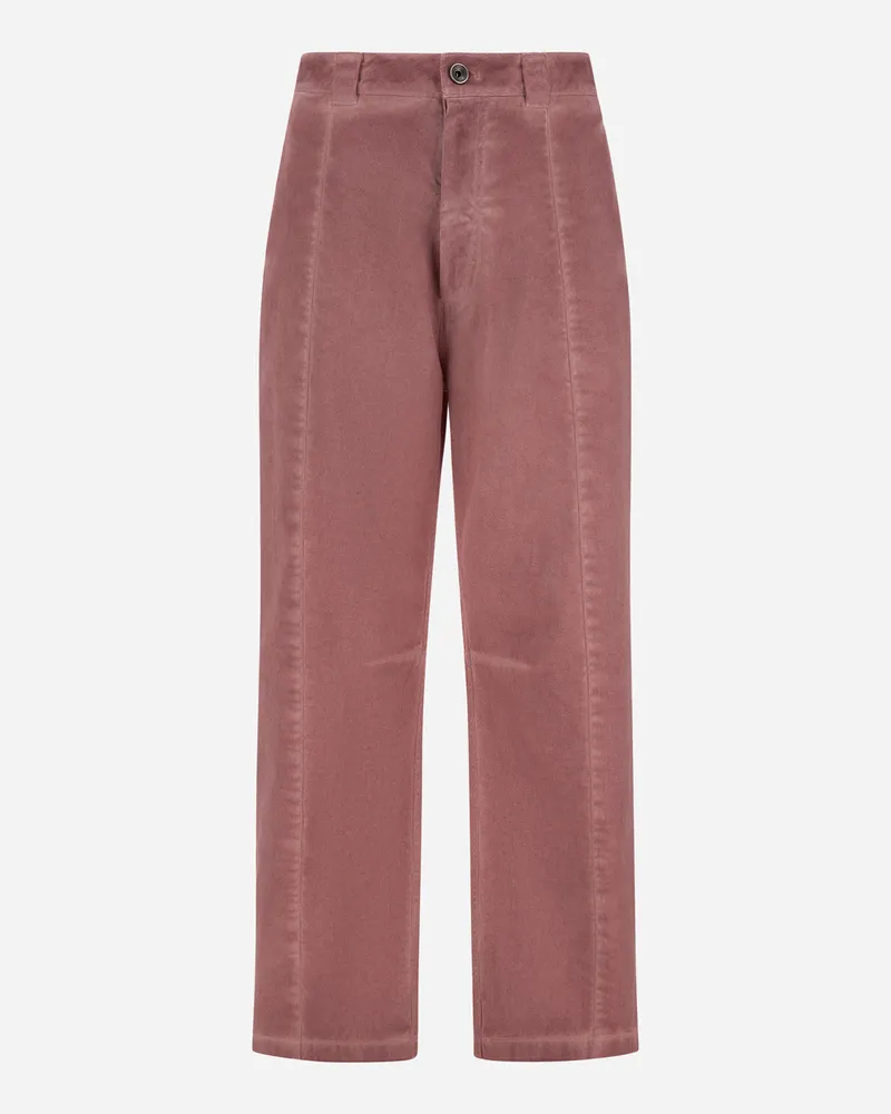 Herno Hose Aus Gabardine In Denim-optik - Frau Hose Rosa Rosa