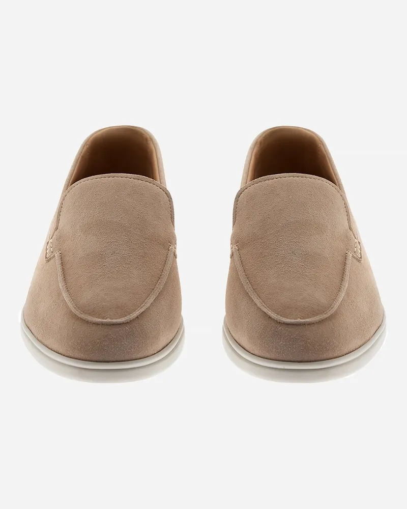 Herno Mokassins Aus Suede Und Monogram Chantilly