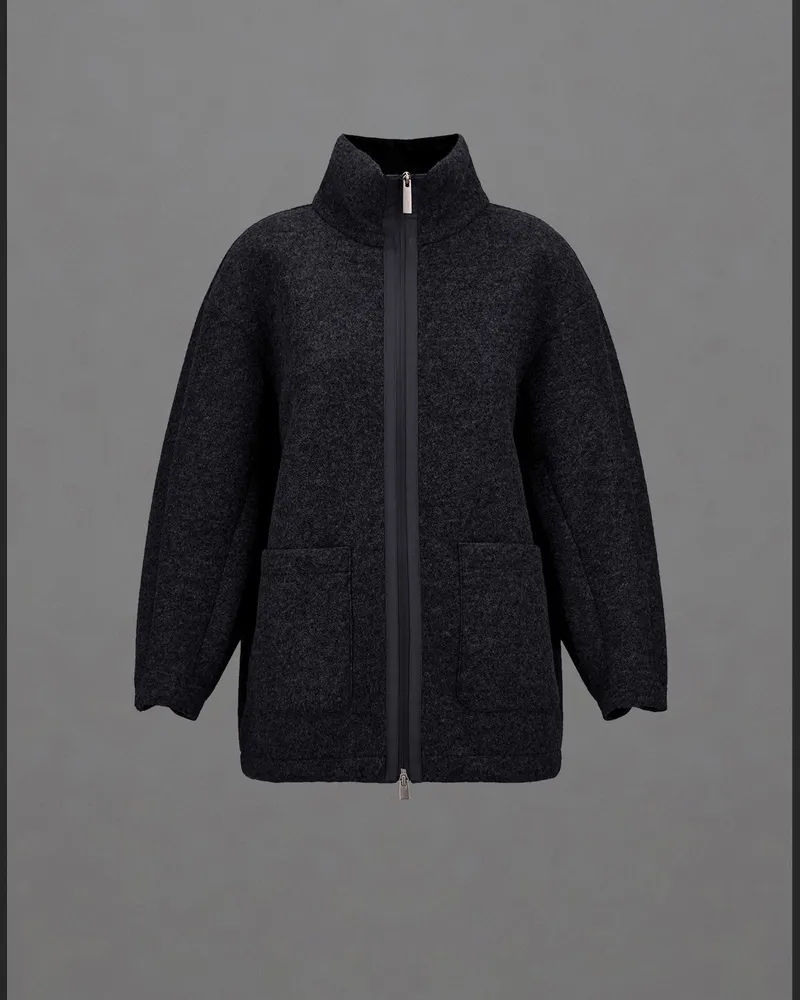 Herno Jacke Laminar Aus Technical Wool -   Schwarz Schwarz