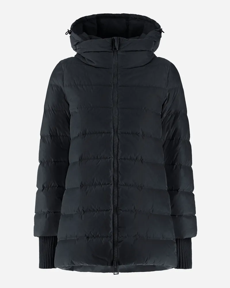 Herno A-form-jacke Aus Nylon Chamonix - Frau A-shape Espresso-schwarz Espresso-schwarz