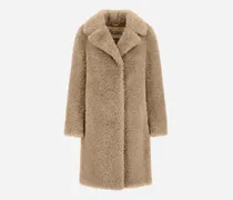 Mantel Aus Curly Alternative Fur - Frau Mäntel & Trenchcoats Chantilly