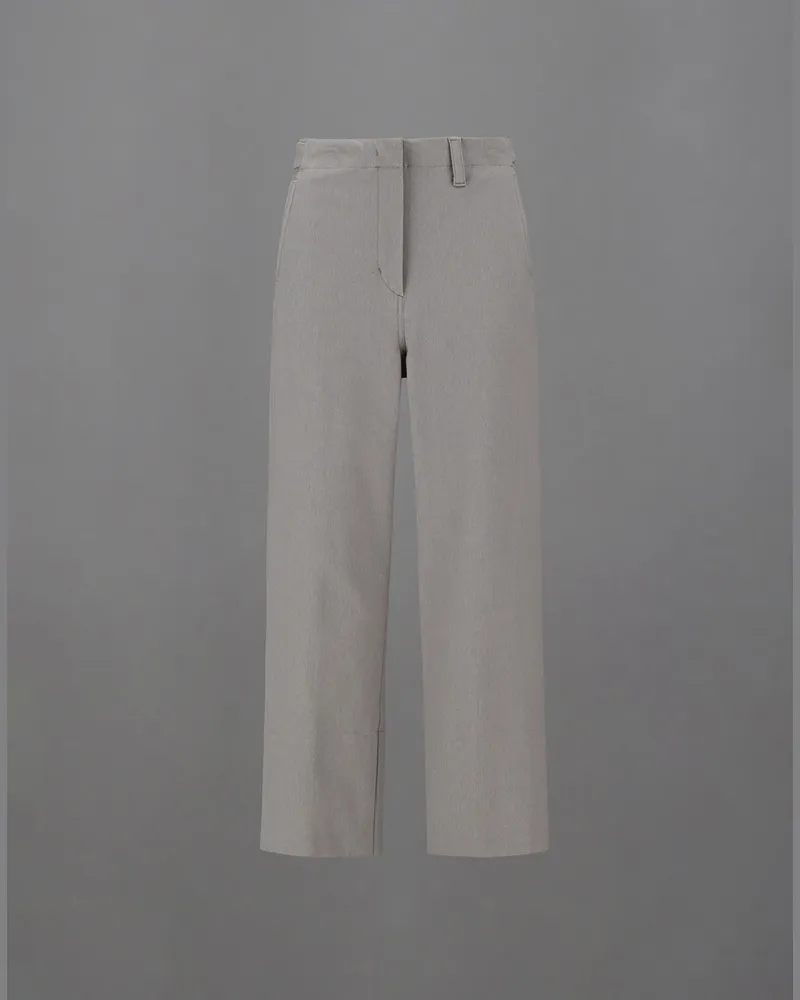 Herno Hose Laminar Aus Diagonal-tech Cotton Und Extralight Stretch Grau