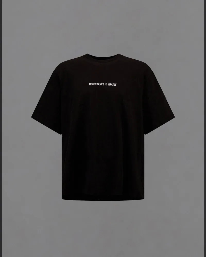 Herno T-shirt Laminar Aus Compact Jersey -   Schwarz Schwarz