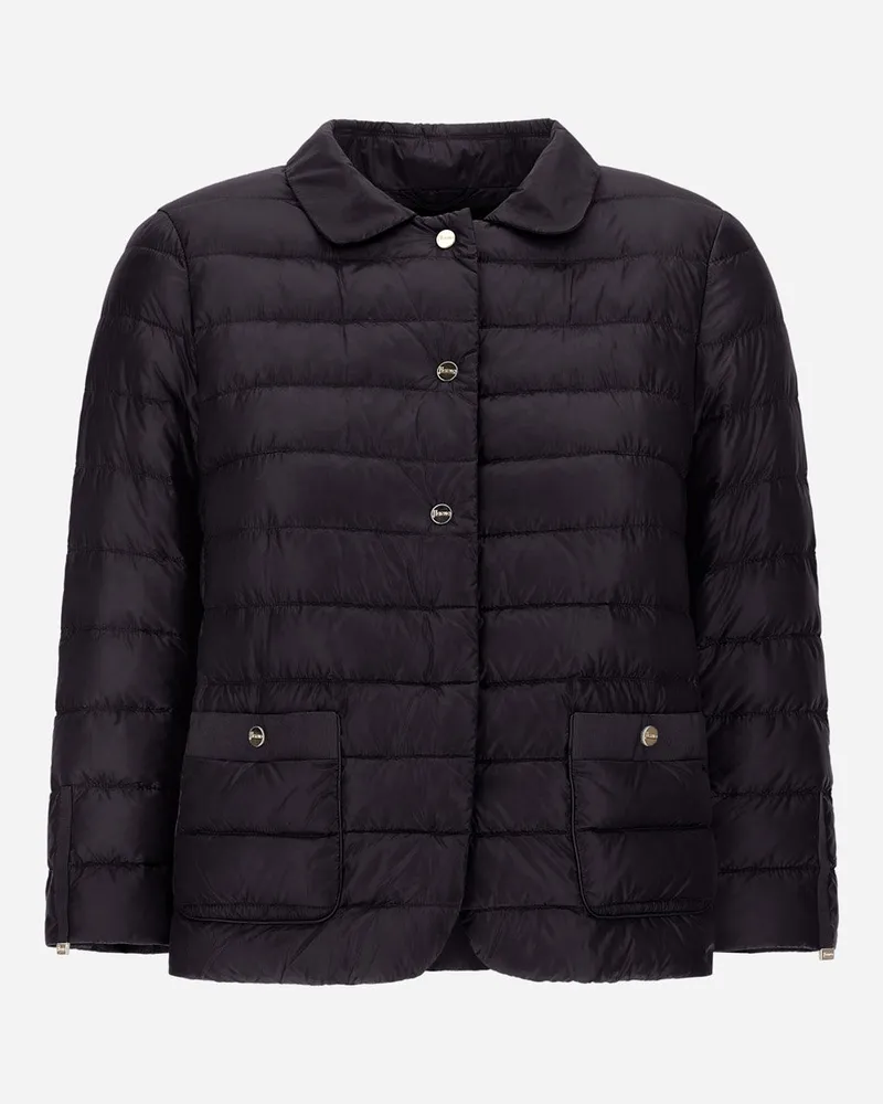 Herno Jacke Aus Nylon Ultralight Schwarz