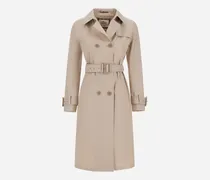 Trenchcoat Aus Delon Und Monogram Lurex