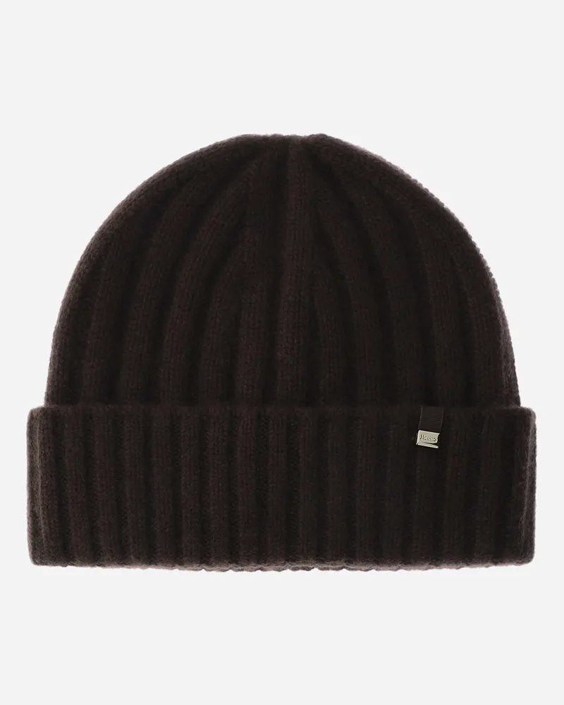 Herno Beanie Aus Kaschmir - Frau Hüte Braun Braun