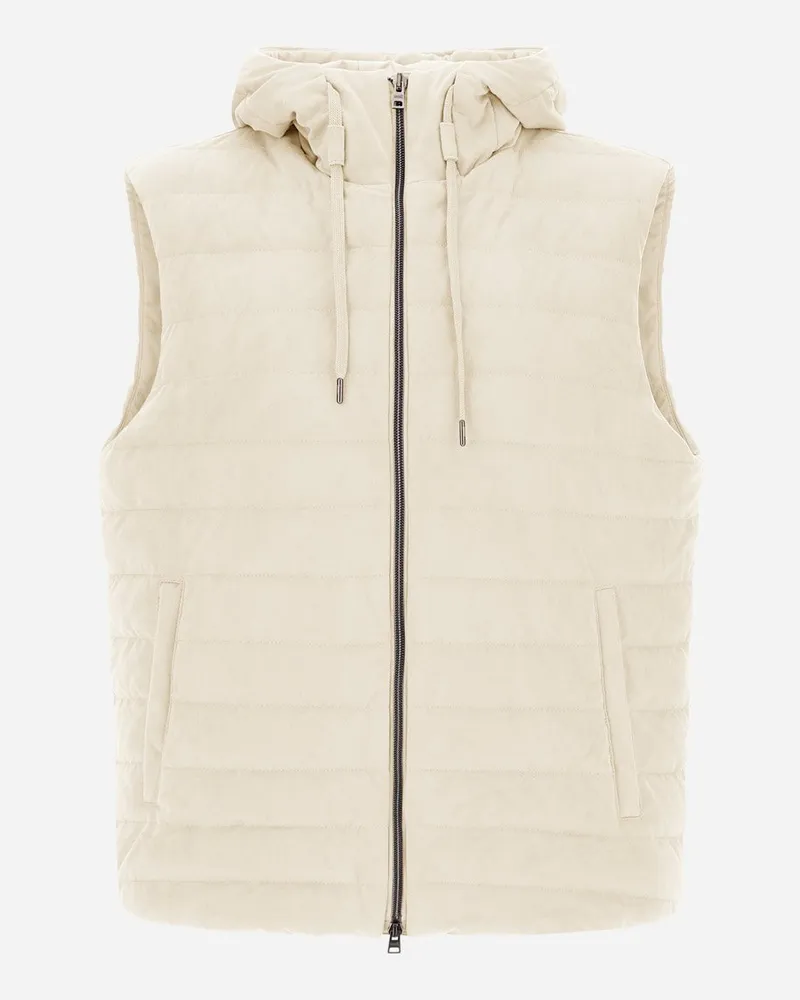 Herno Weste Aus Suede Effect Chantilly