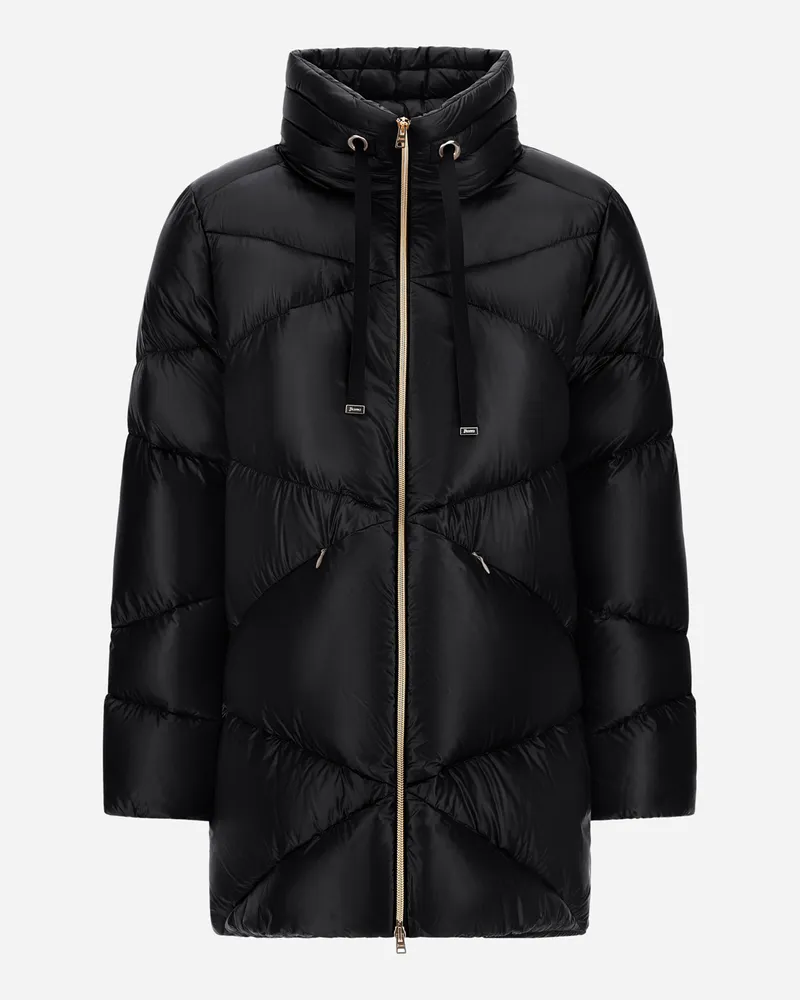 Herno A-form-jacke Aus Nylon Ultralight - Frau A-shape Schwarz Schwarz