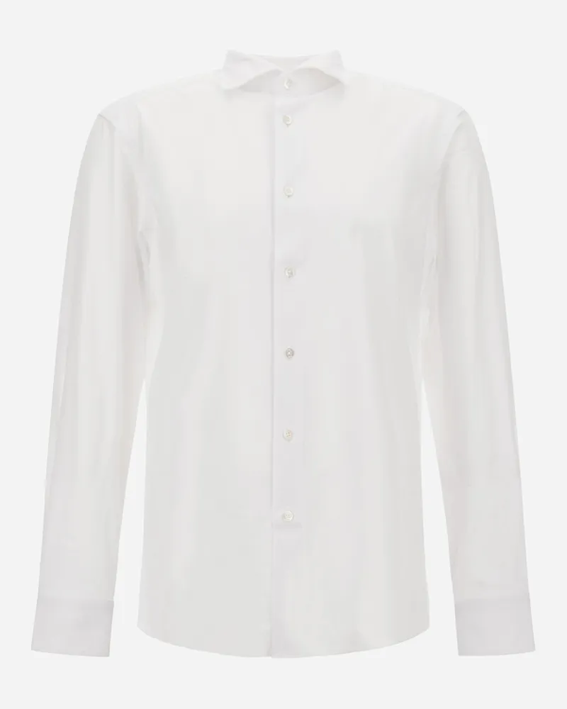 Herno Bluse Aus Spring Ultralight Scuba Weiß