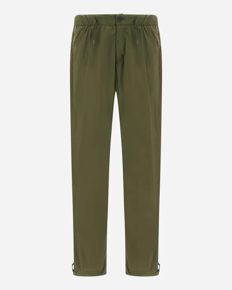 Herno Hose Aus Light Nylon Stretch Military