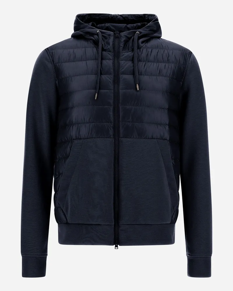 Herno Jacke Aus Nylon Ultralight Und Yoga Marineblau