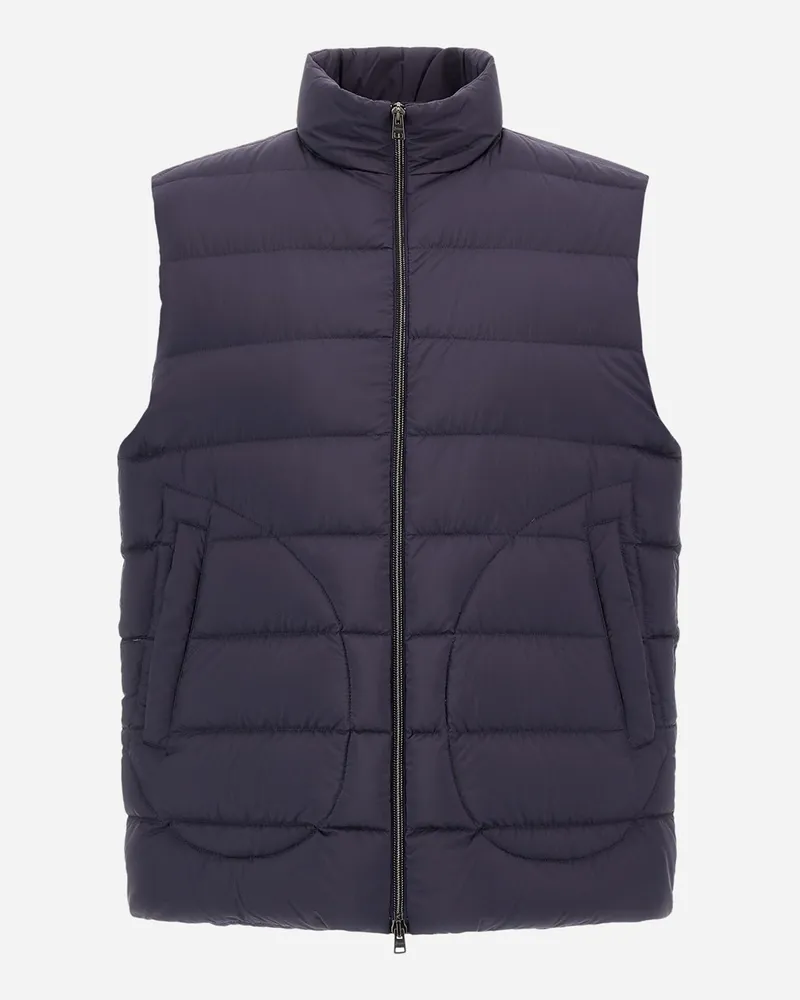Herno Lo Smanicato - Mann Weste Blau Blau