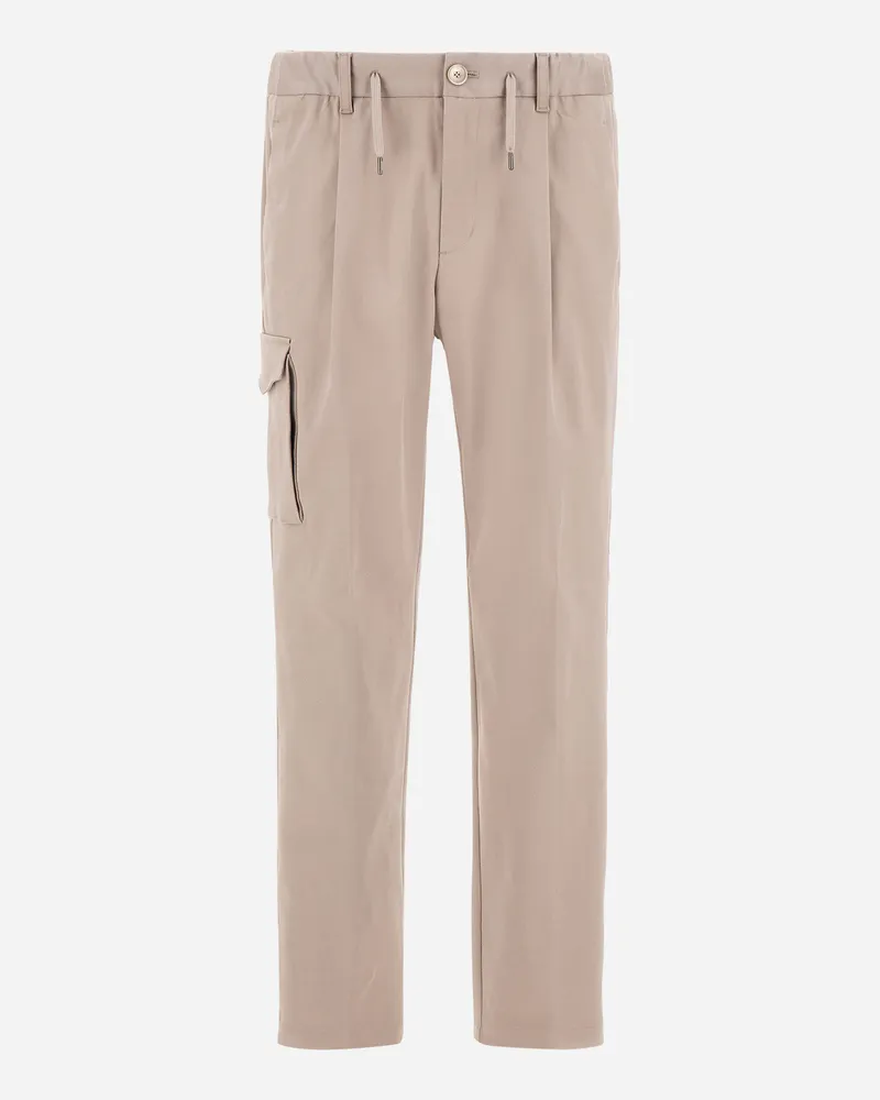 Herno Hose Resort Aus Elastischer Baumwolle - Mann Hose Chantilly Chantilly