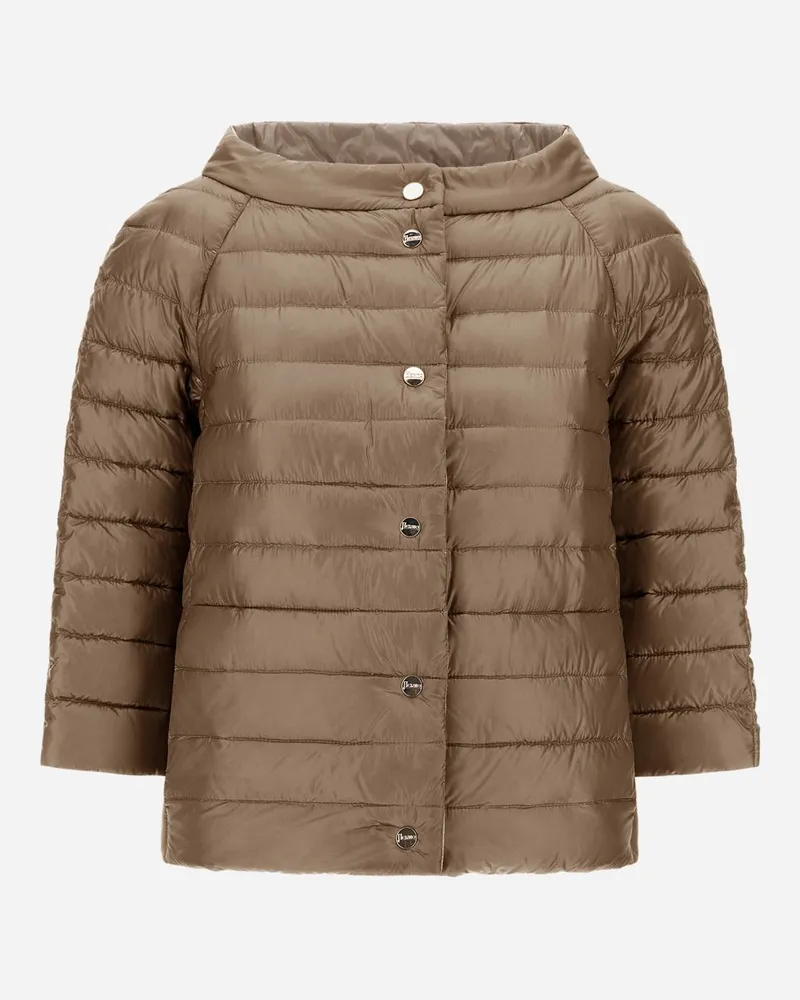 Herno Wendbares Cape Aus Nylon Ultralight Chantilly