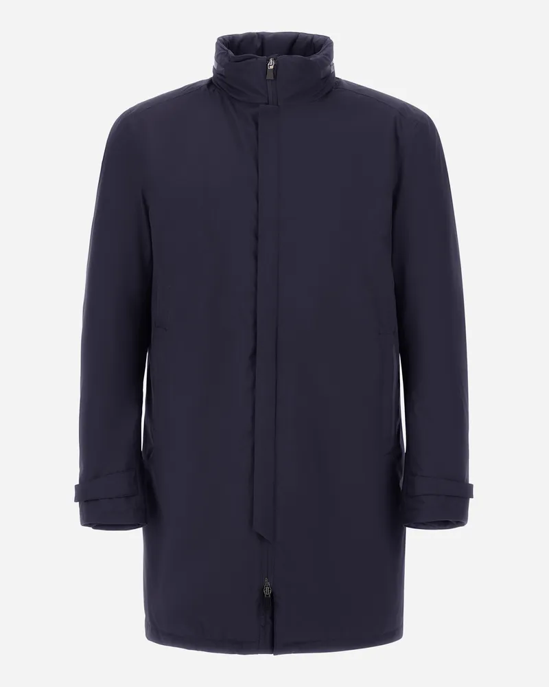 Herno Regenmantel Aus 2 Layers Windstopper - Mann Regenmäntel Blau Blau