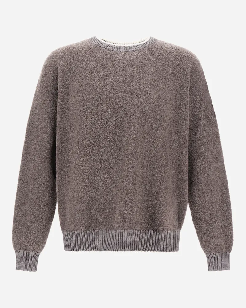 Herno Pullover Aus Boucle Aus Kaschmir Und Wolle - Mann Pullover & Strickjacken Helltaupe Helltaupe
