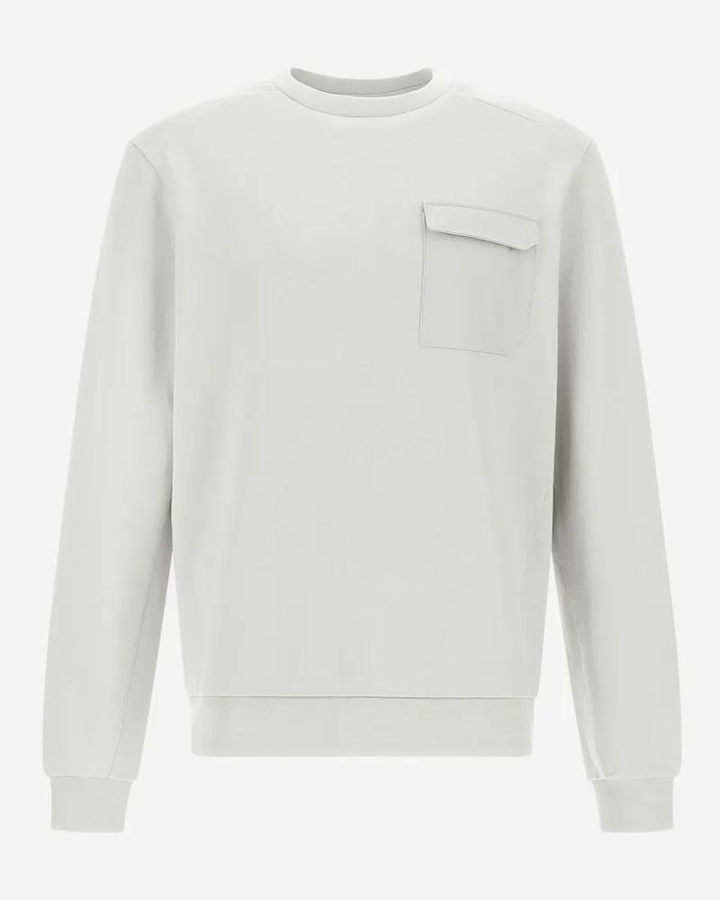 Herno Sweatshirt Aus Cotton Sweater Und Nylon Maestro Eis